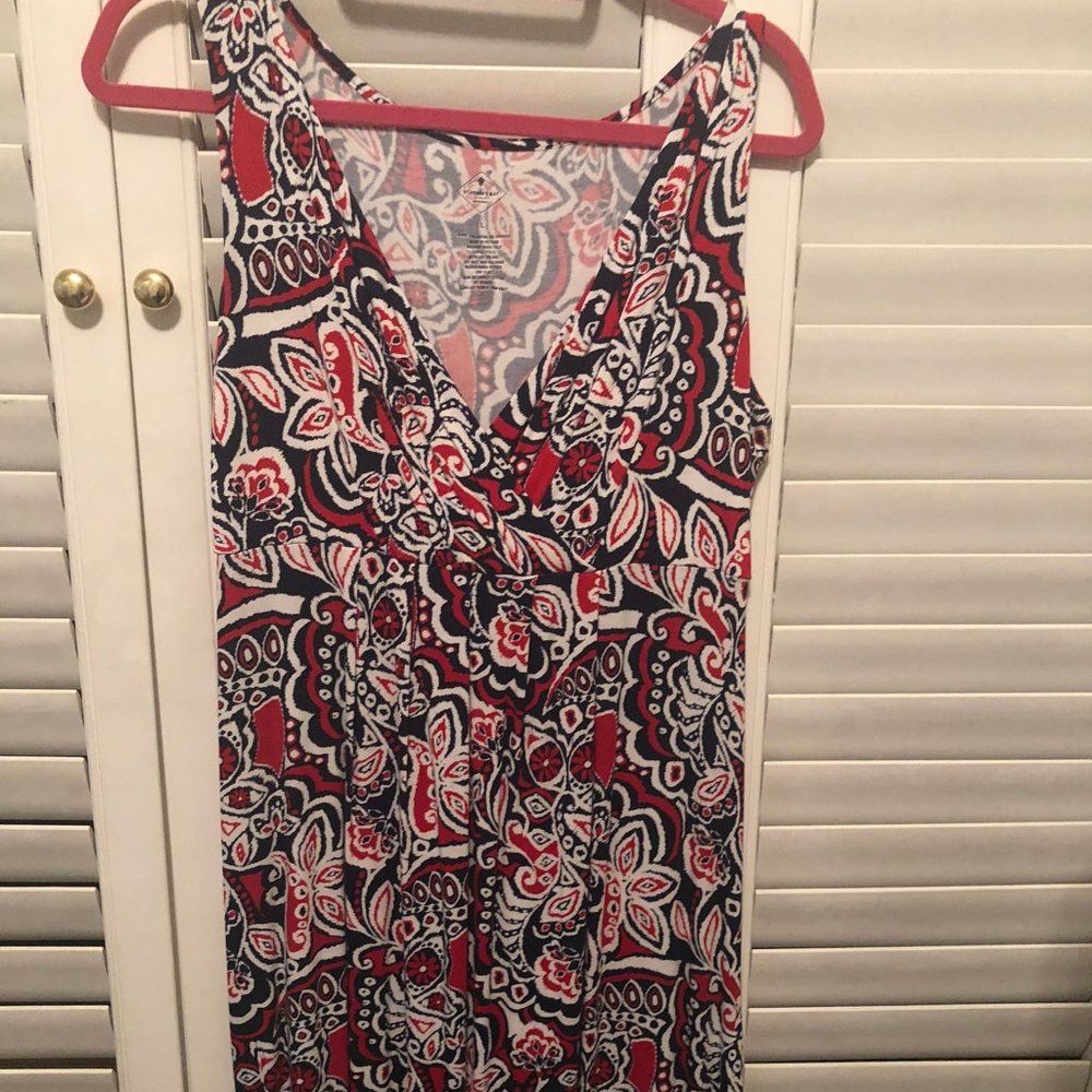 Red, White and Blue summer dress